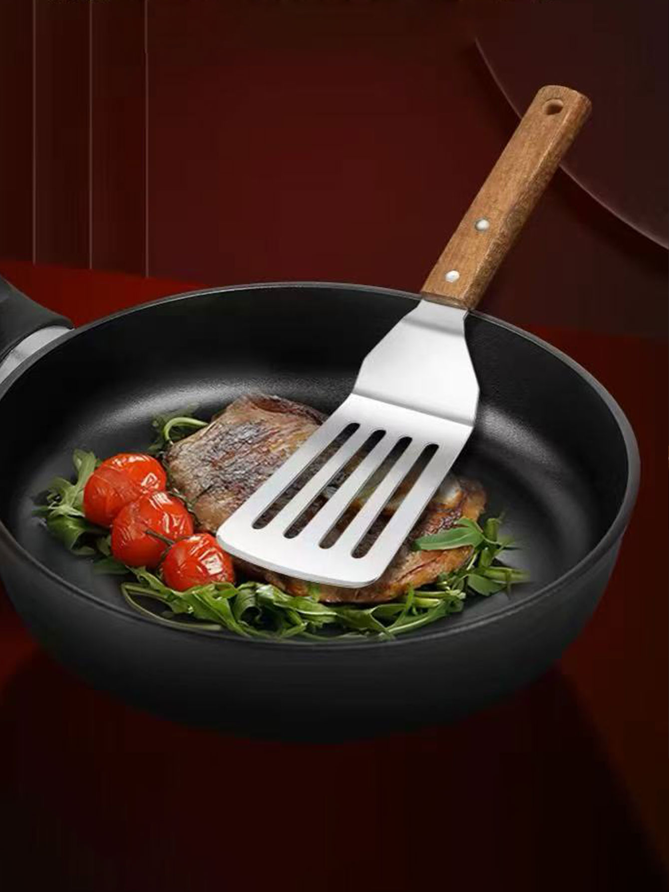Teppanyaki Spatula, Stainless  - огляд і ціна Okonomiyaki Spatula