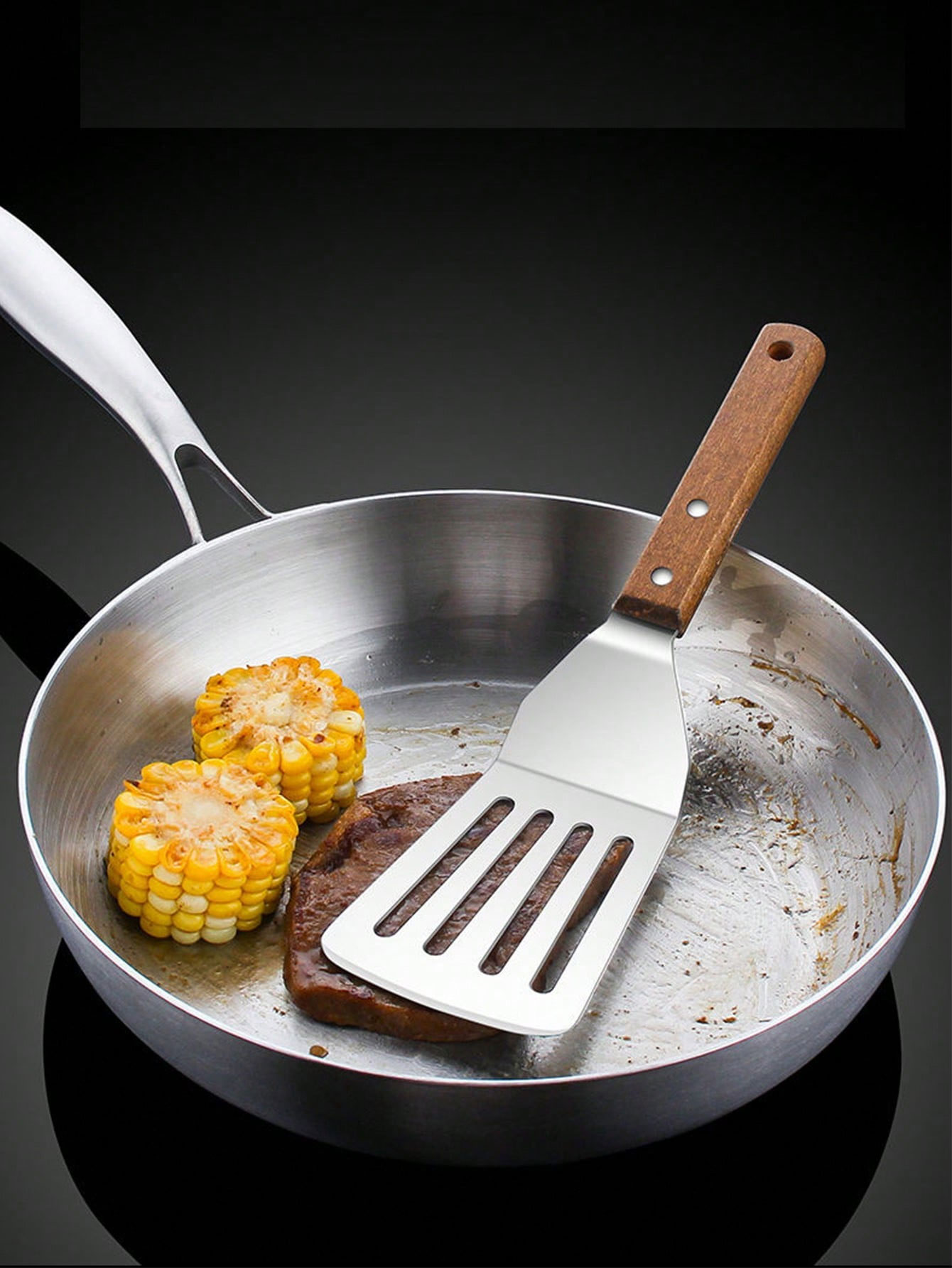 Teppanyaki Spatula, Stainless  - огляд і ціна Okonomiyaki Spatula